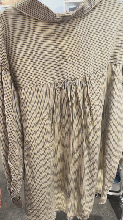 Preorder Harvest Treasure Tunic- Navy Stripes