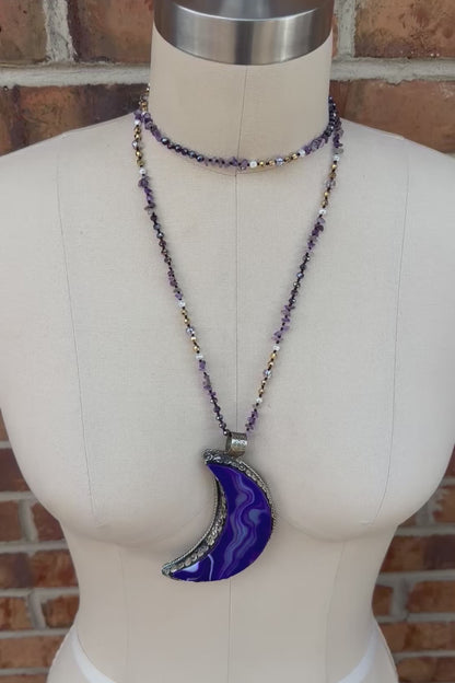 Crescent Night Necklace