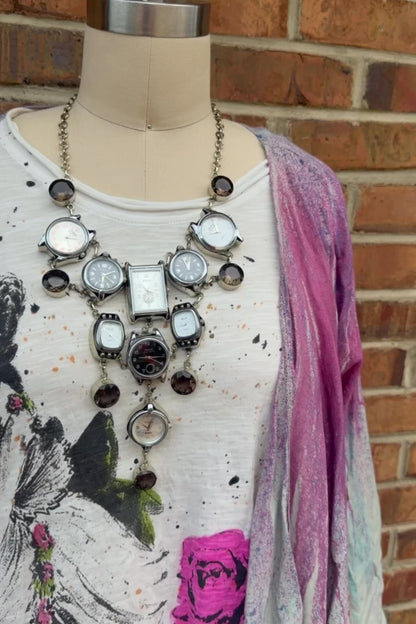 Only Time Will Tell Statement Necklace