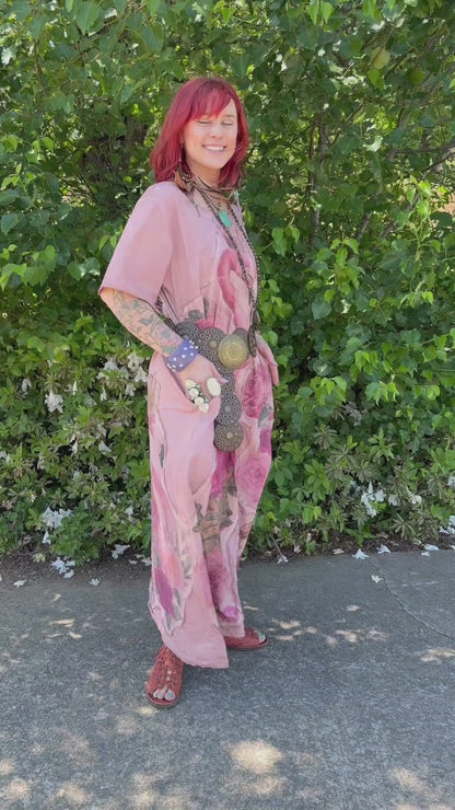 Pink Flamingo T-shirt Dress