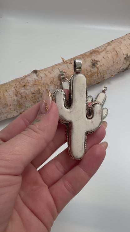 Desert Vibes Cactus Pendant
