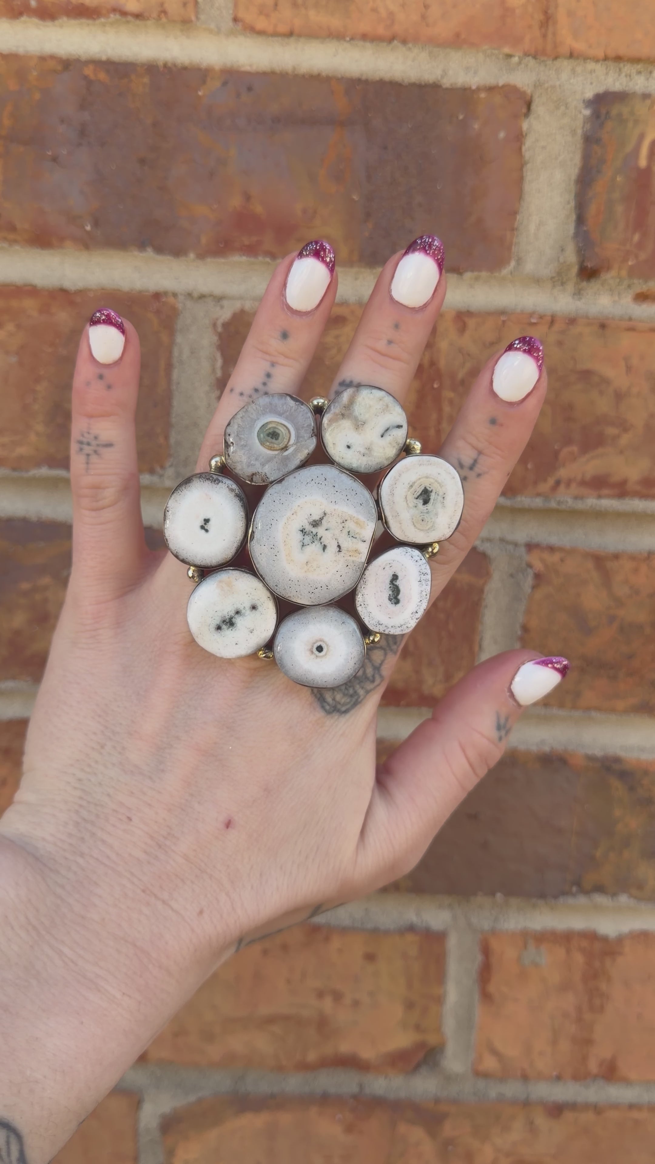Geode Biggie Circle Ring