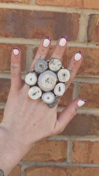 Geode Biggie Circle Ring