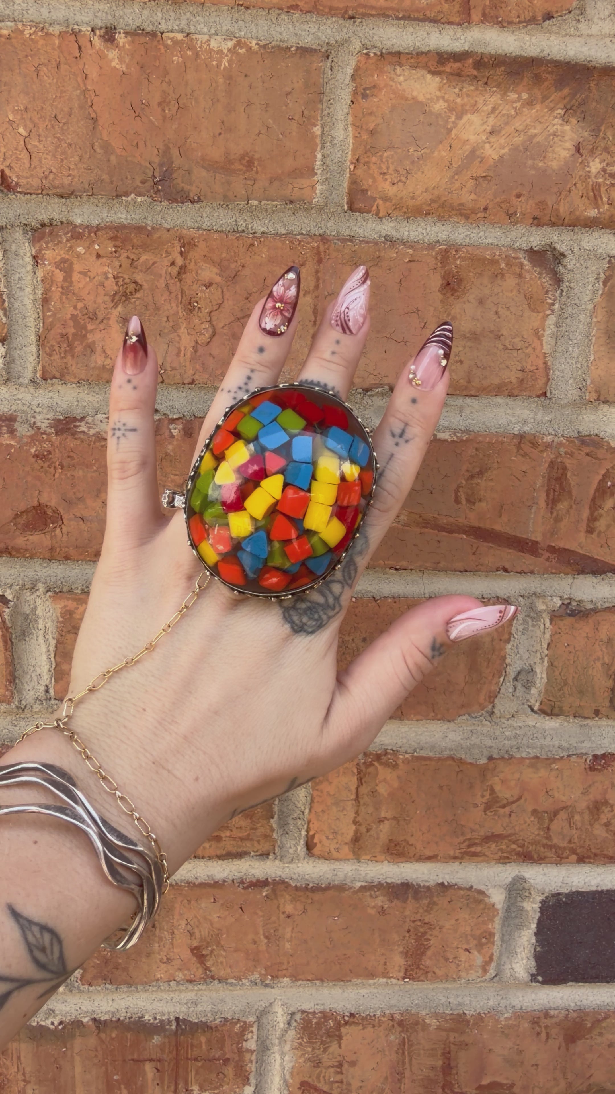 Bubble Gum Dome Ring