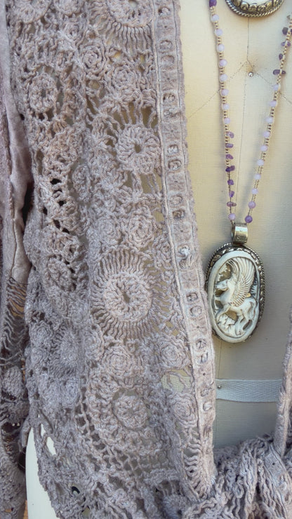 Pegasus Long Drop Necklace