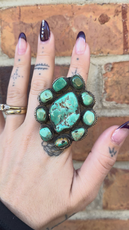 Medium Chunky Turquoise Nugget Ring
