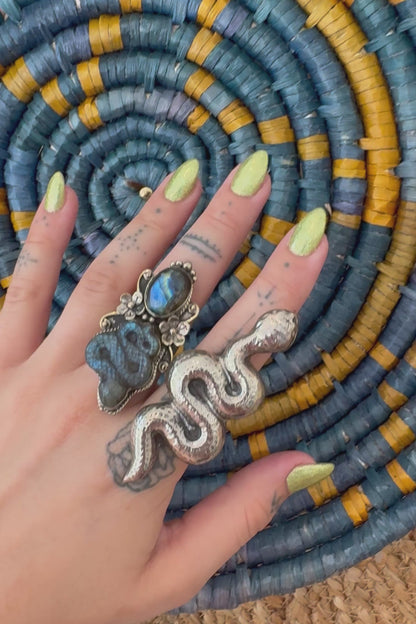 All that Slithers Snake Ring