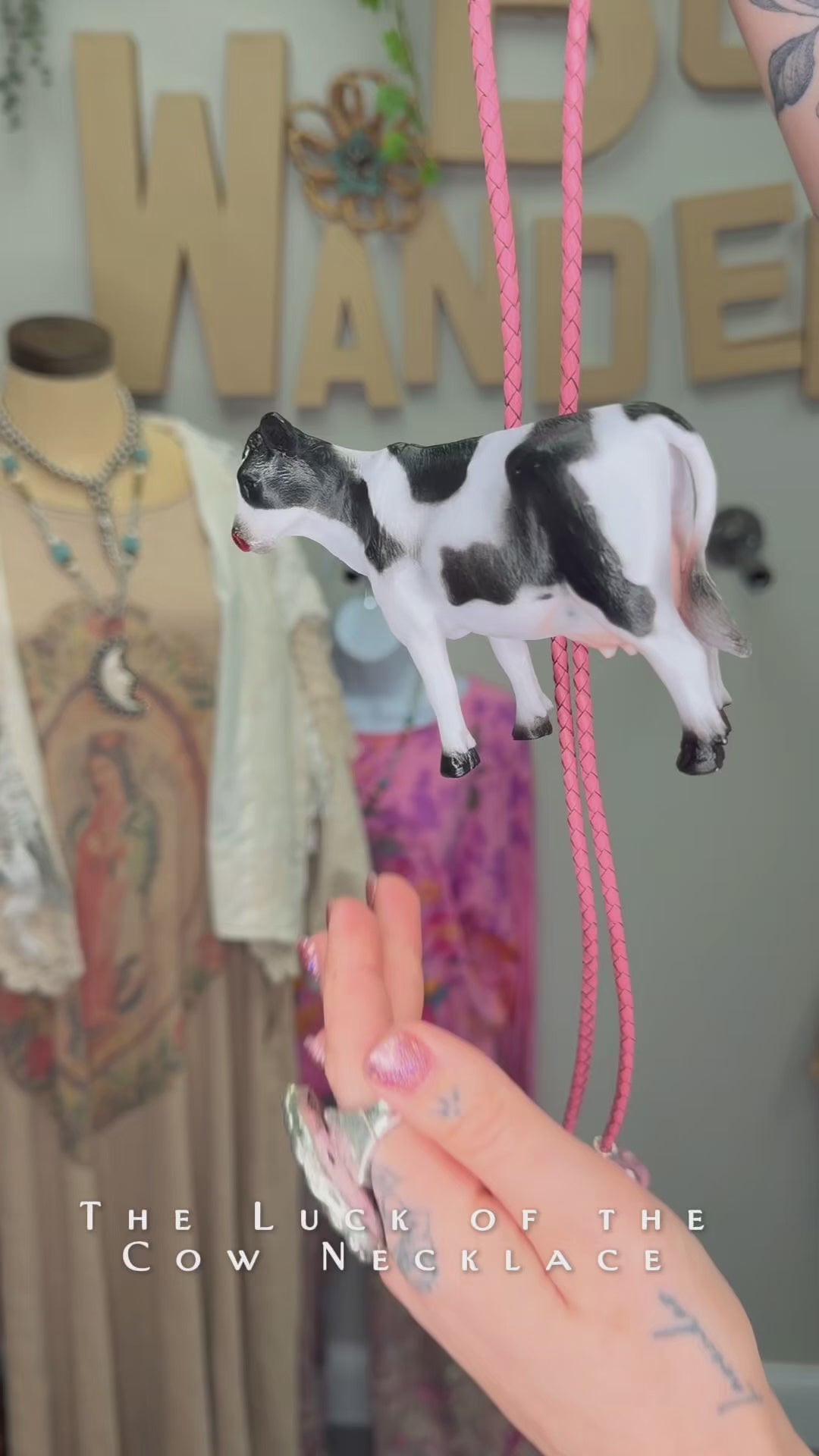 FINAL SALE The Luck of the Cow Necklace