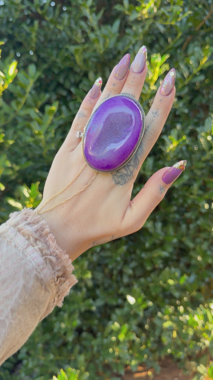 Pink Crater Ring