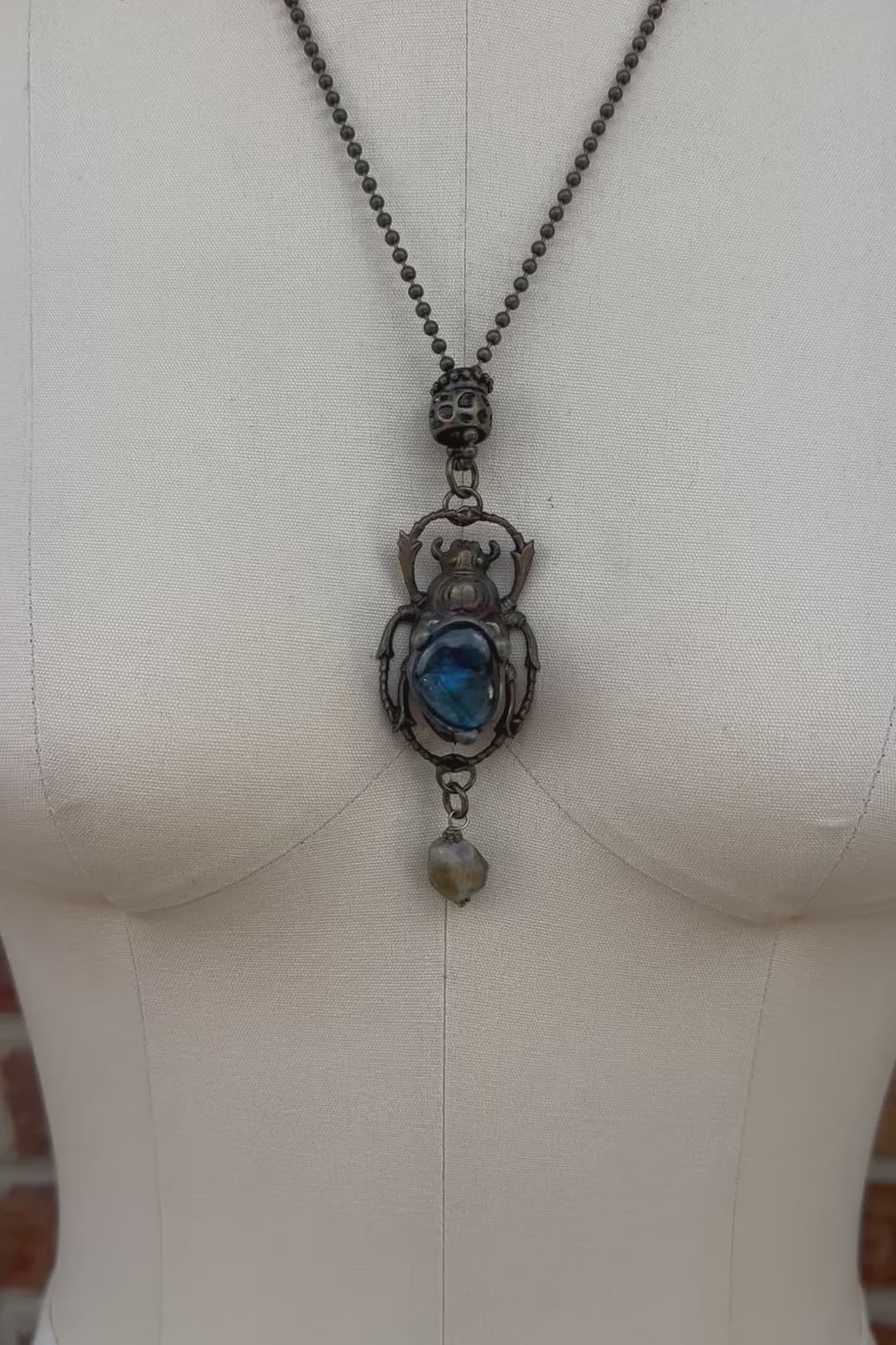 Lab Bug Necklace