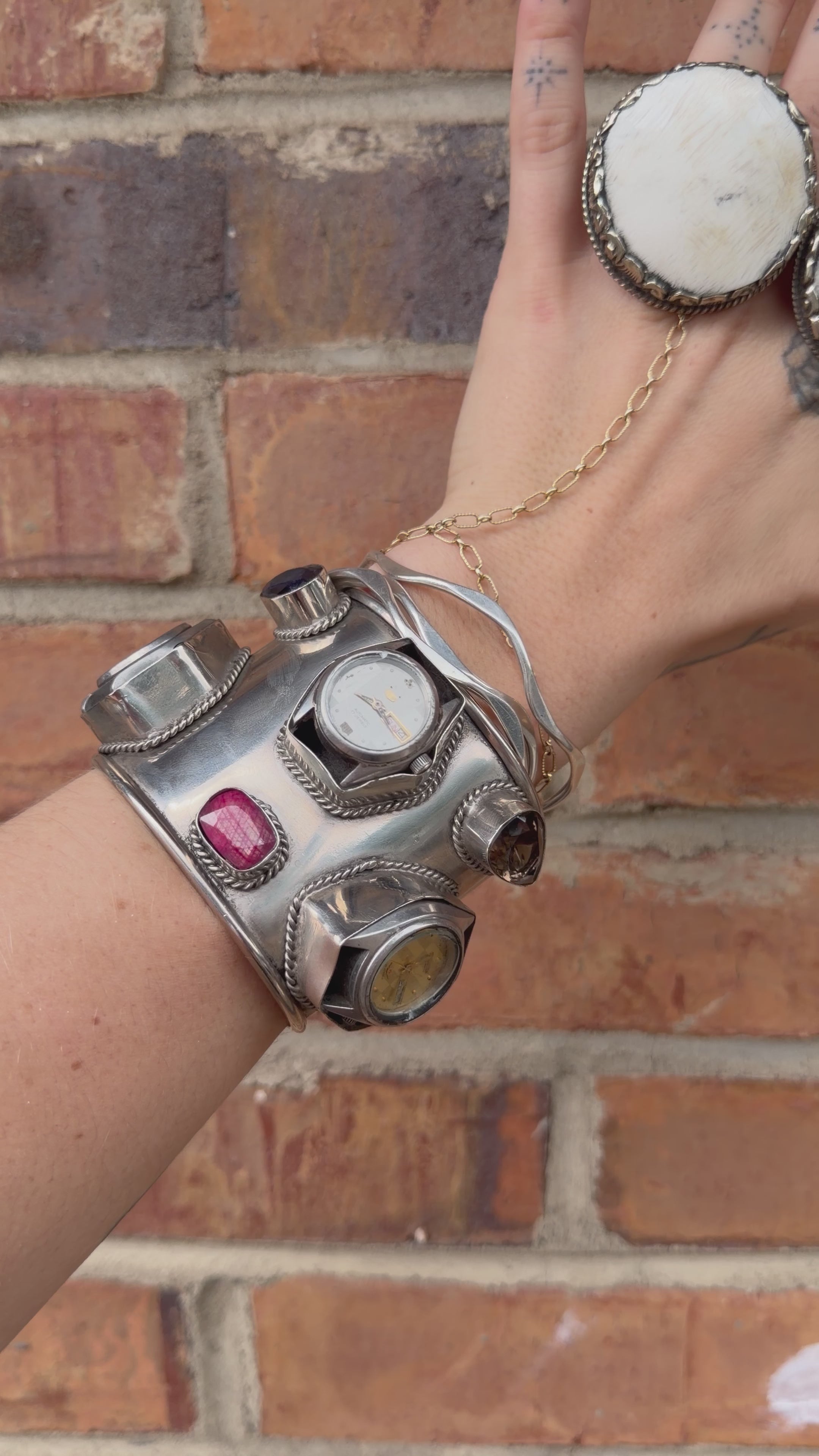 Tick Tock Time 8 Piece Watch Cuff