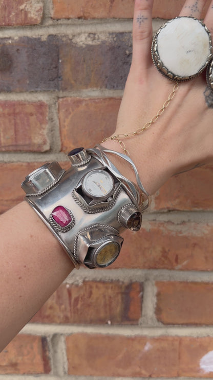 Tick Tock Time 8 Piece Watch Cuff