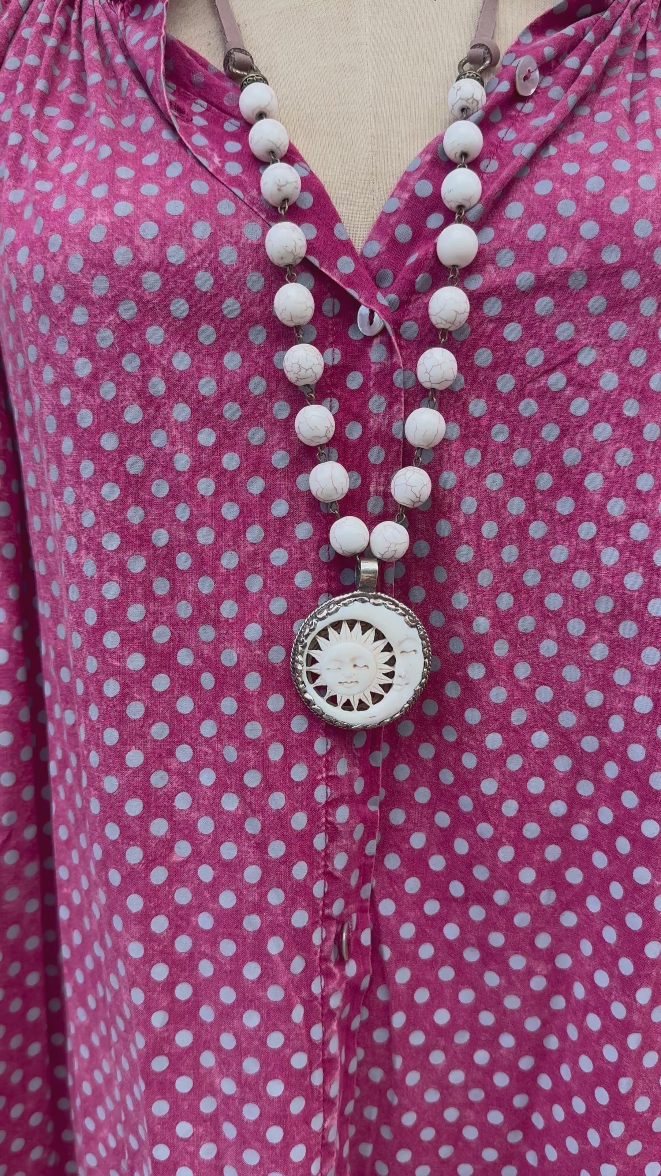 Sun Moon Adjusting Necklace