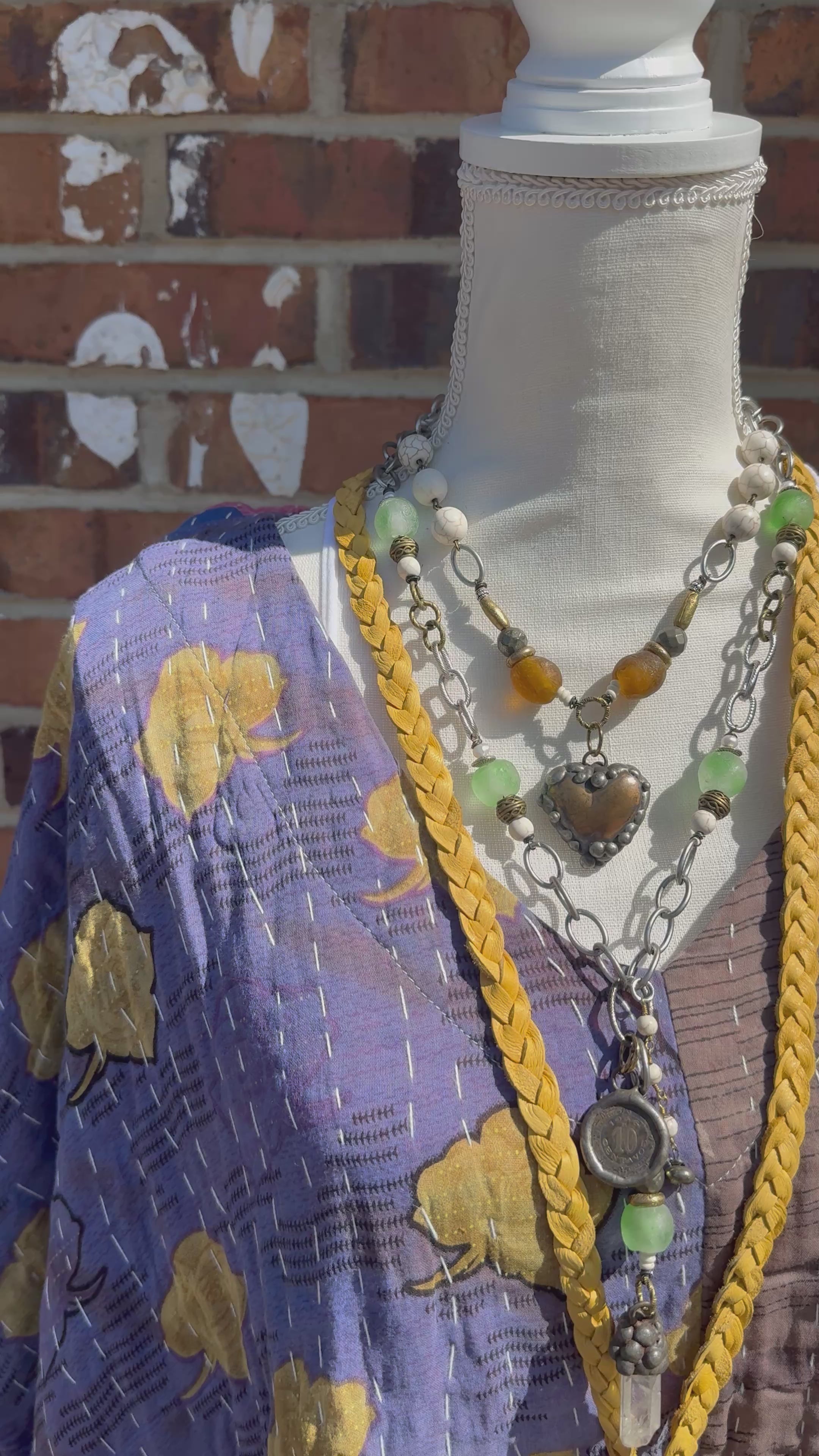 Day Dreamer Kantha Poncho Top - Combo 5