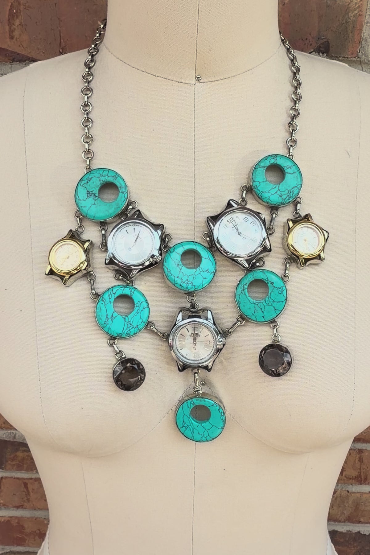 Circling Around Time Necklace