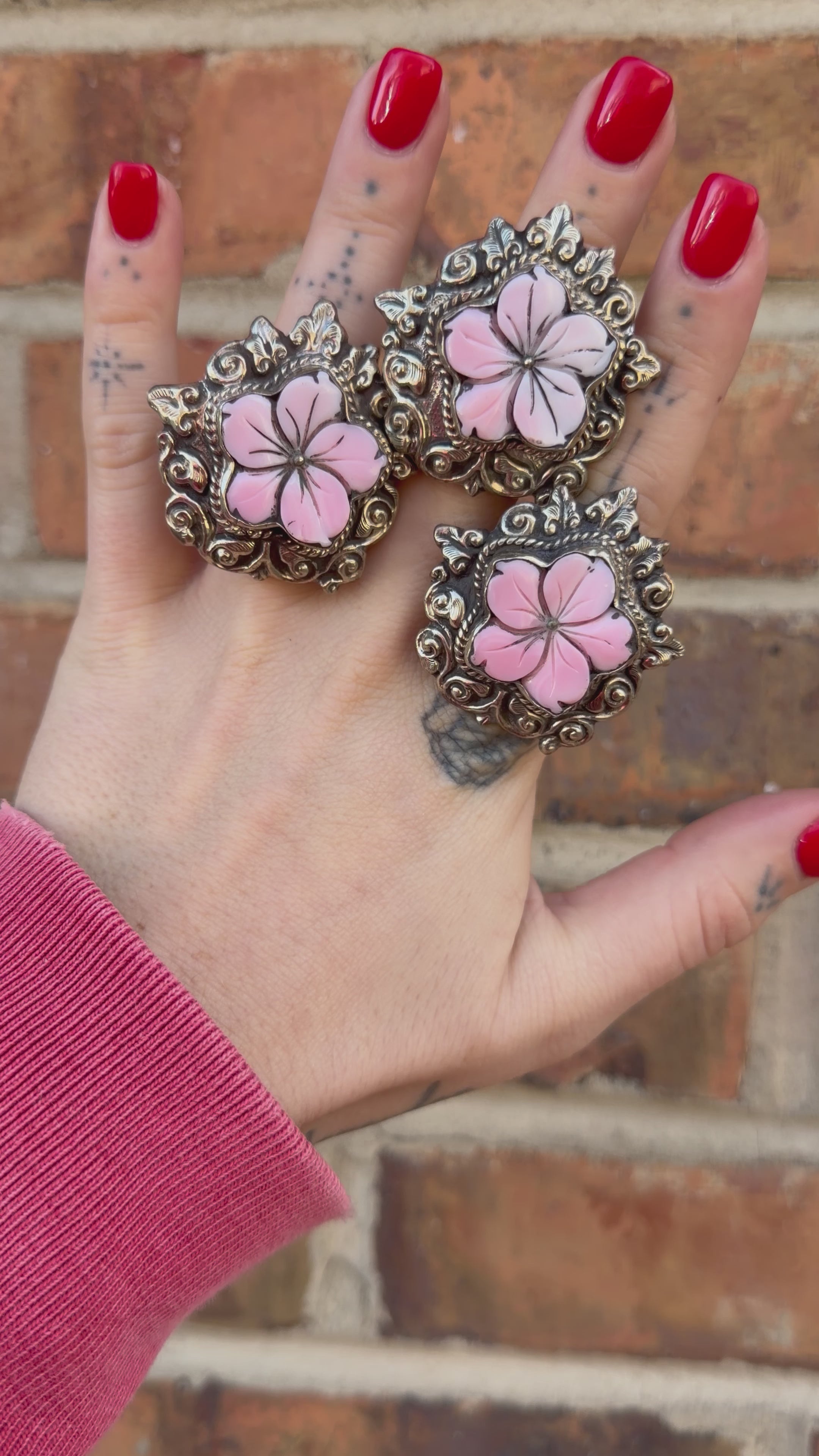 Hawaiian Breeze Pink Flower Ring