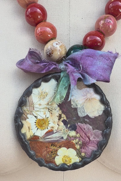 Dry Flower Necklace