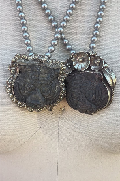 Tiger Face Necklace