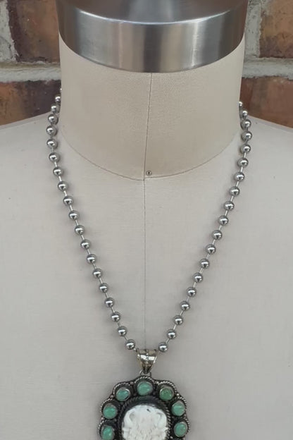Buffalo & Turquoise Necklace