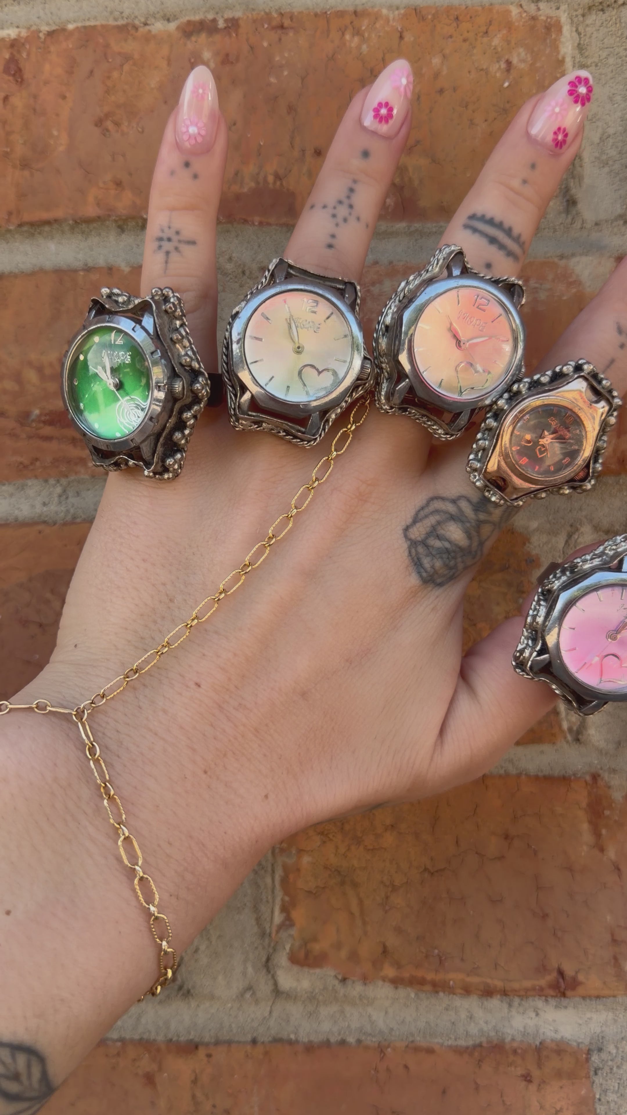 Tick Tock Watch Ring
