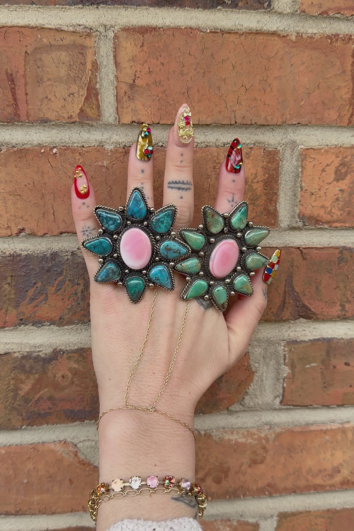 Oval Spiked Ring
