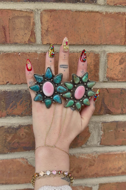 Oval Spiked Ring