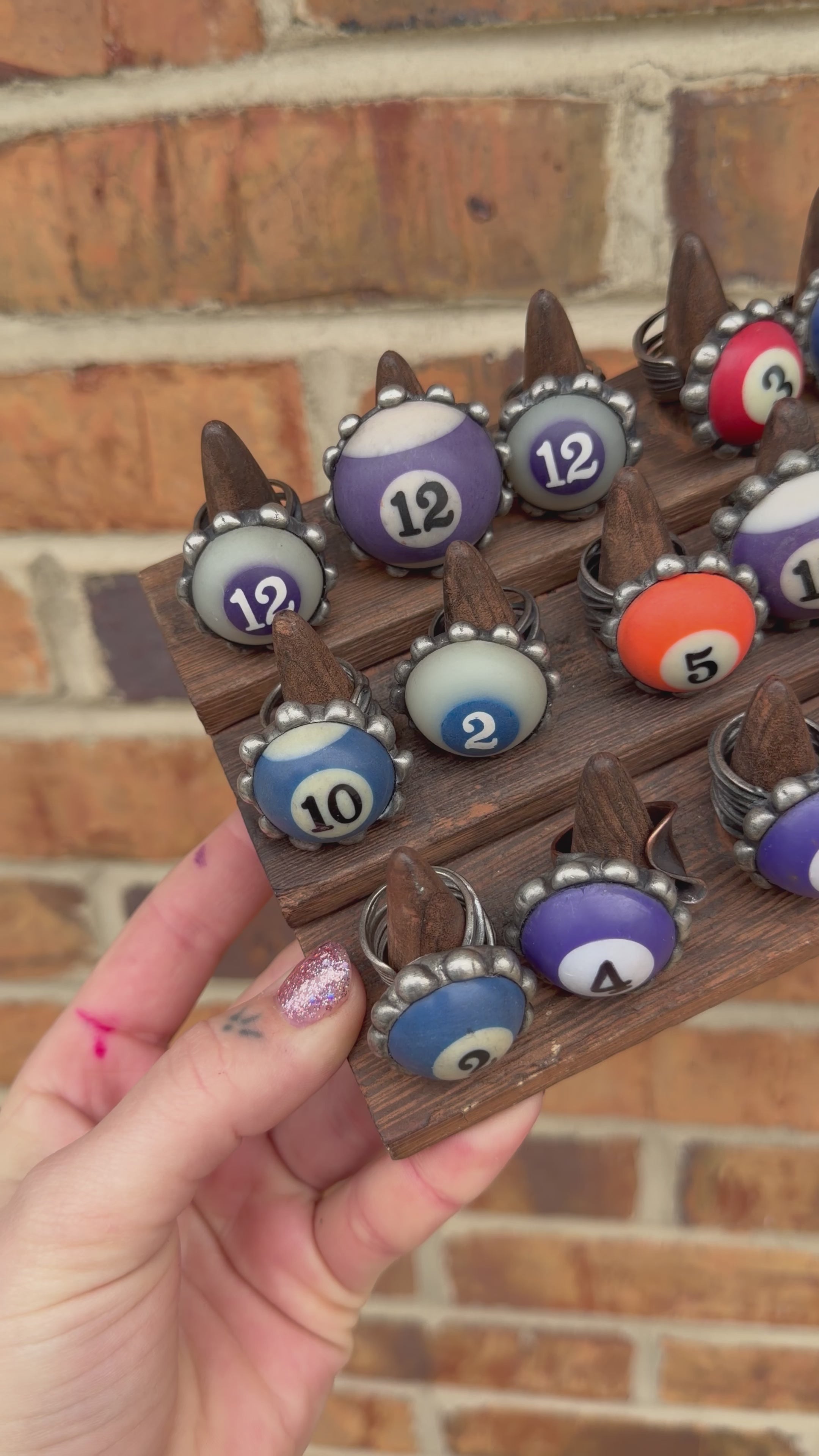 Small Pool Ball Ring Inverted - Small