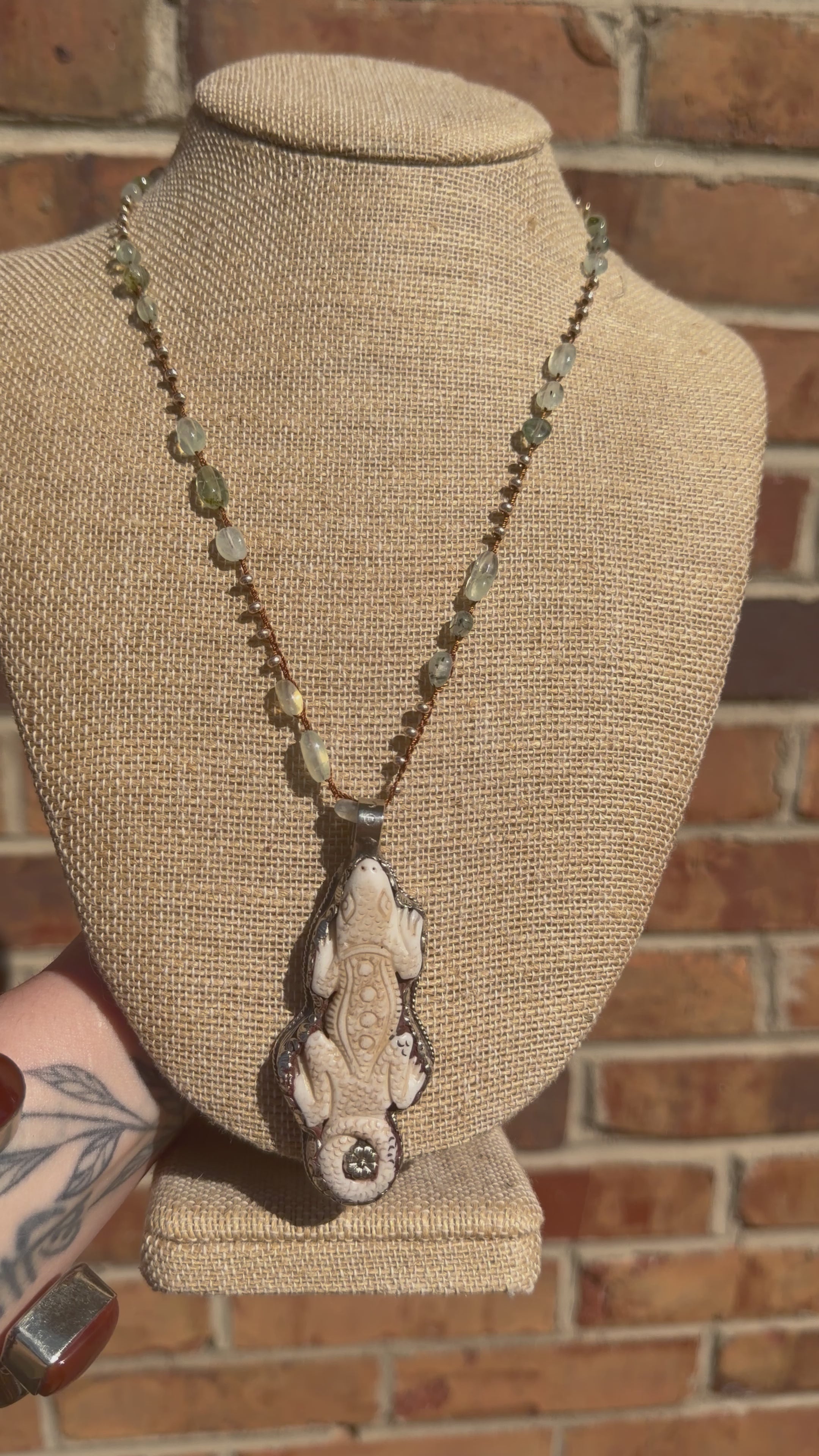 Leaping Lizards Shortie Necklace