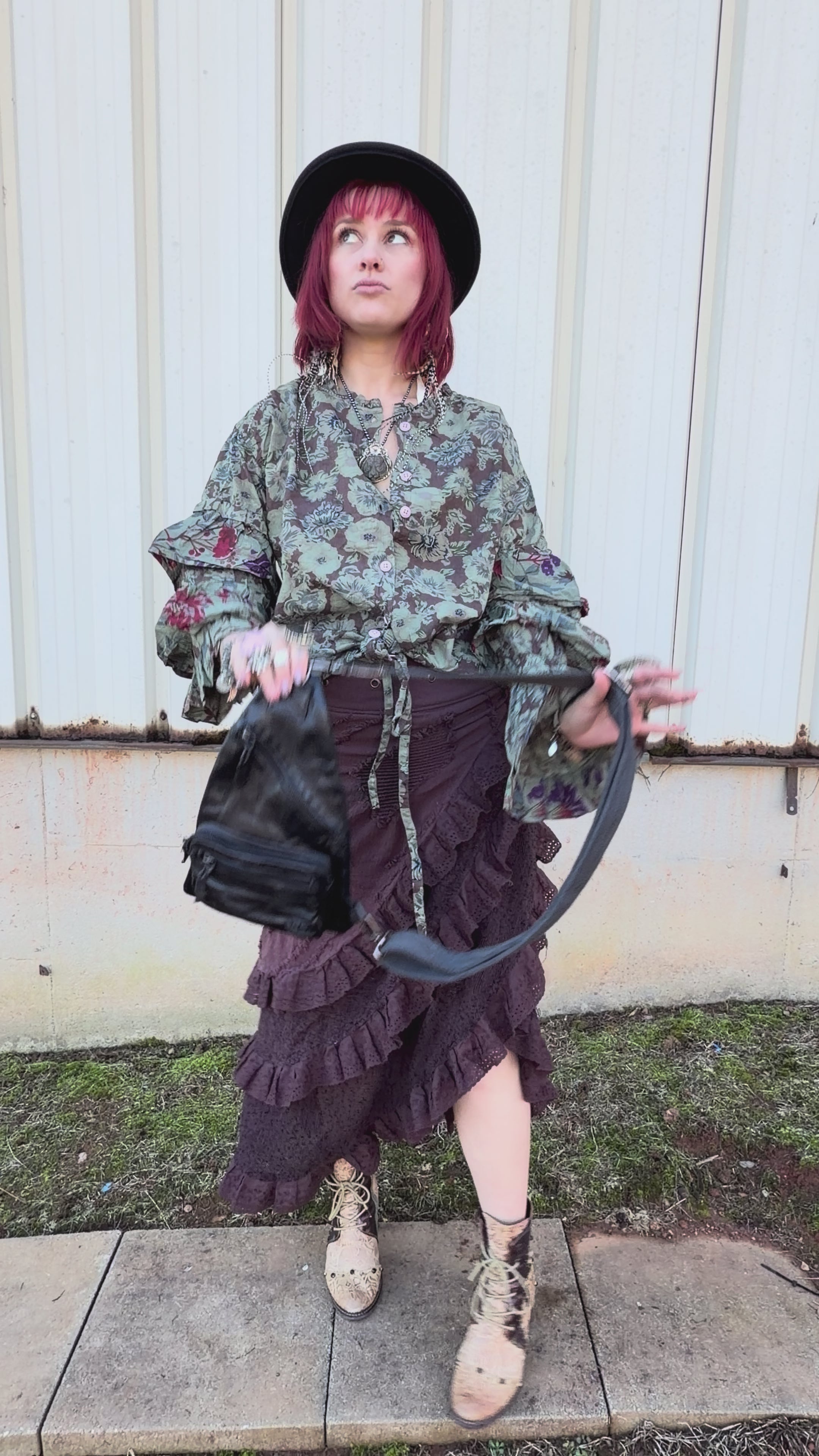 Whispering Hour Wrap Skirt