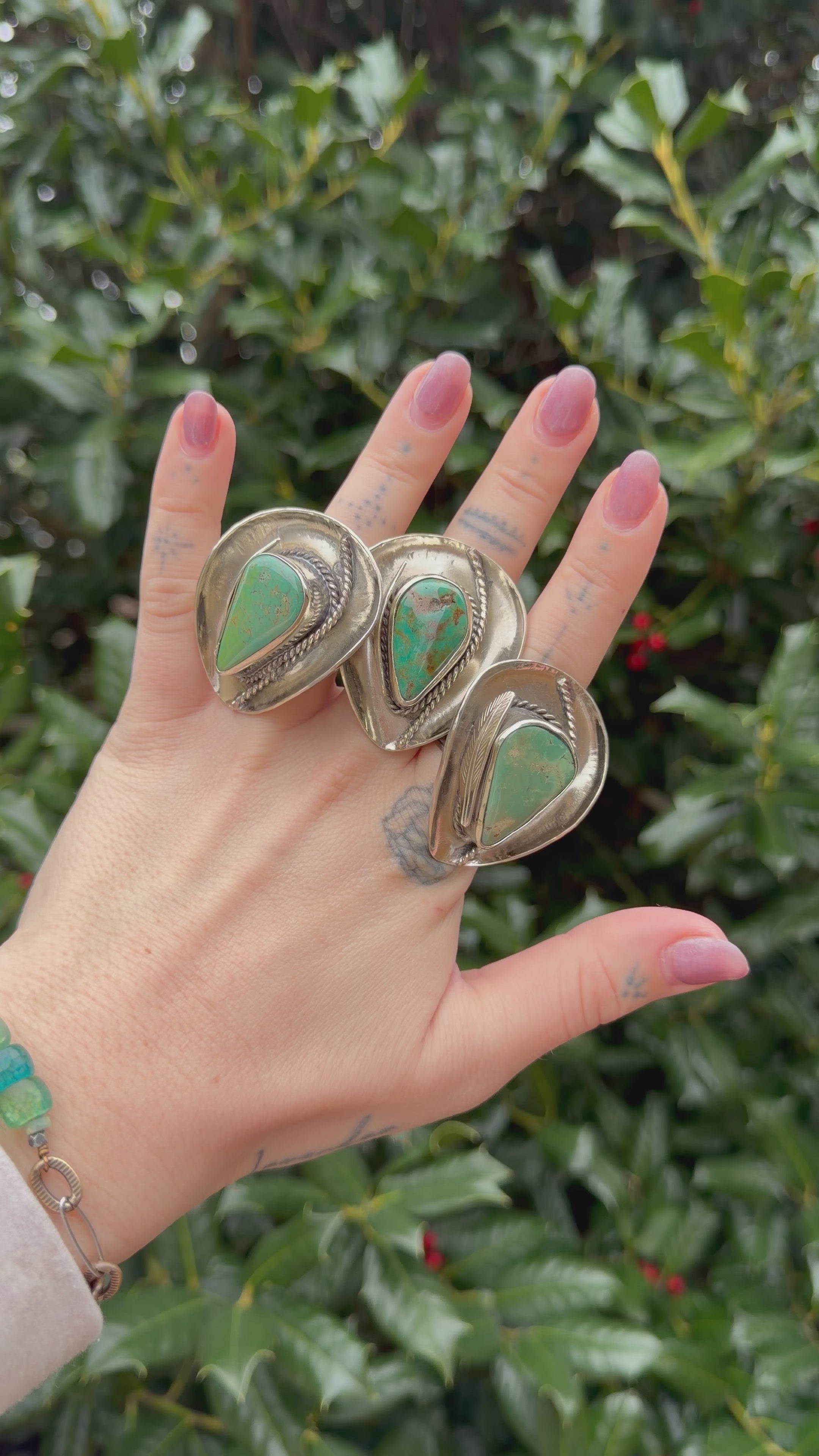 Hat Nugget Turquoise Ring