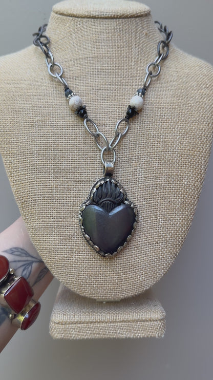 Heart of Night Necklace
