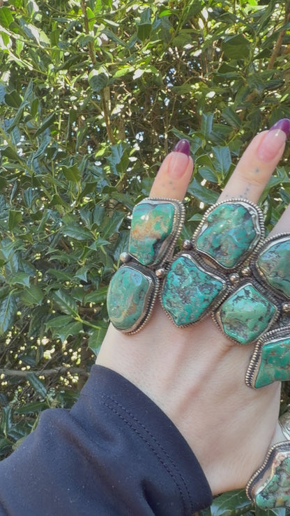 Chunky Turquoise Nugget Ring - Combo 1-5