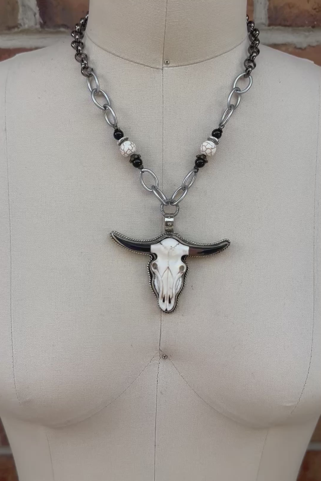 Horns Out Necklace