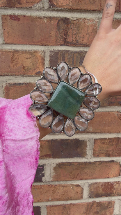 Diamond Shape Statement Cuff