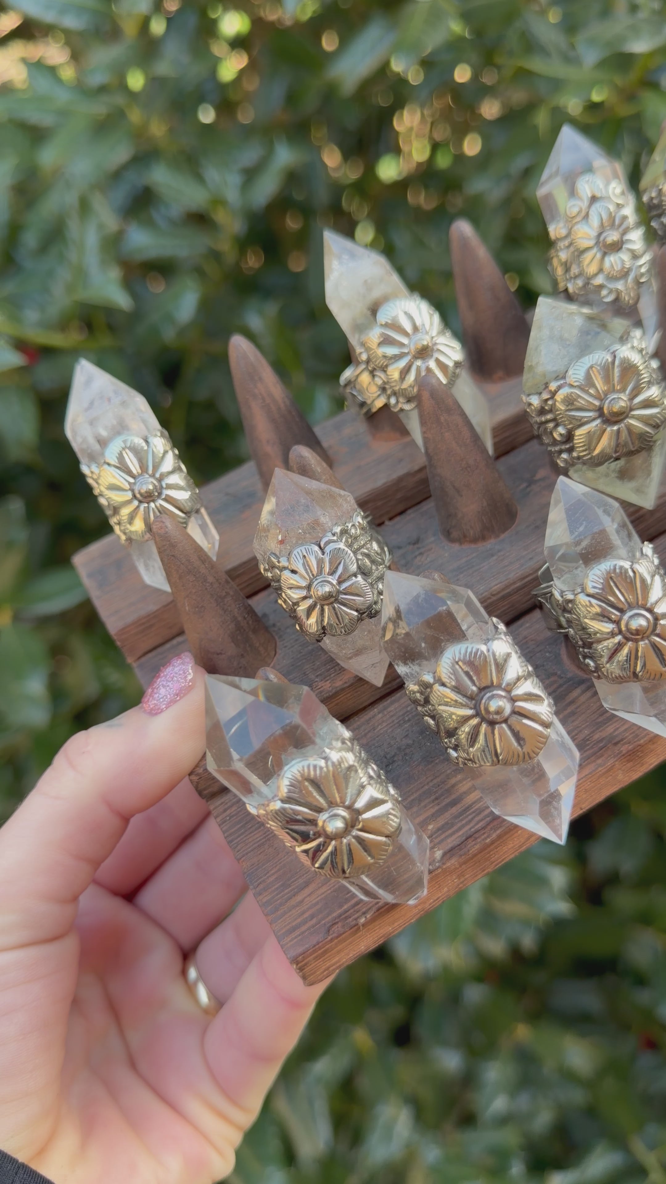 Quartz Point Ring