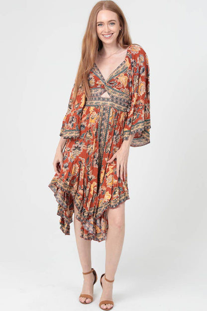 Pumpkin Patch Midi Dress - ivyandlavyboutique ANGIE