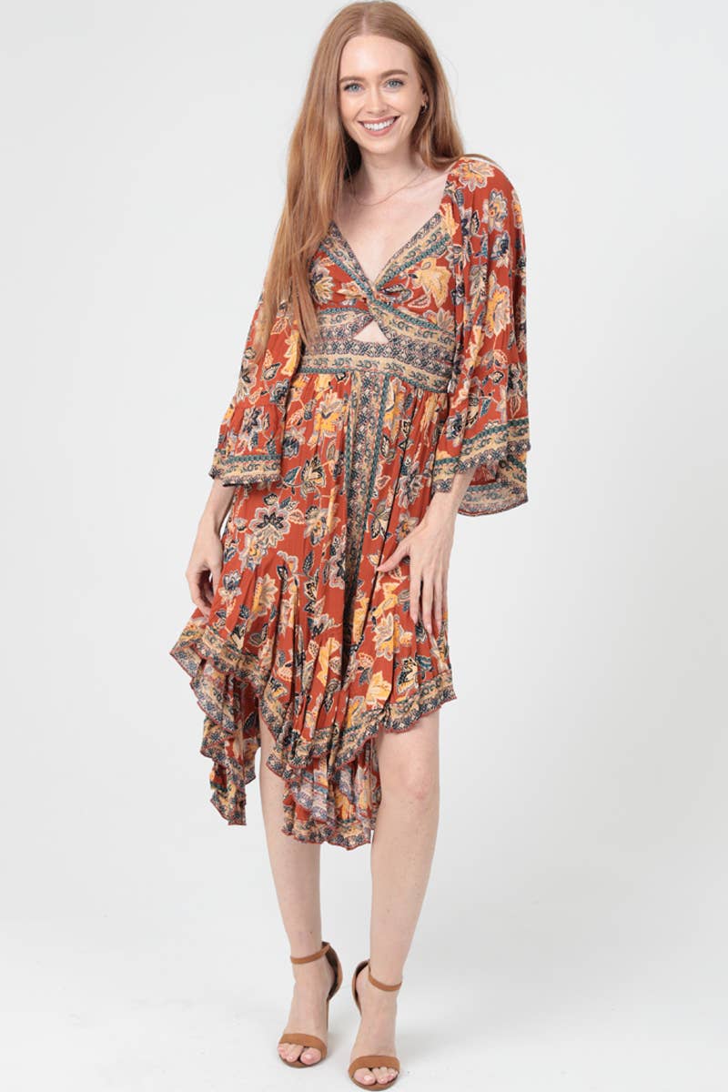 Pumpkin Patch Midi Dress - ivyandlavyboutique ANGIE