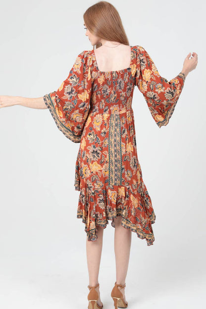 Pumpkin Patch Midi Dress - ivyandlavyboutique ANGIE