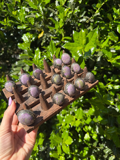 Purple Hues Circle Ring - ivyandlavyboutique ivyandlavyboutique