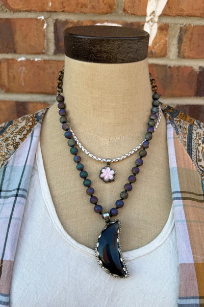 Purple Moon Necklace - ivyandlavyboutique ivyandlavyboutique
