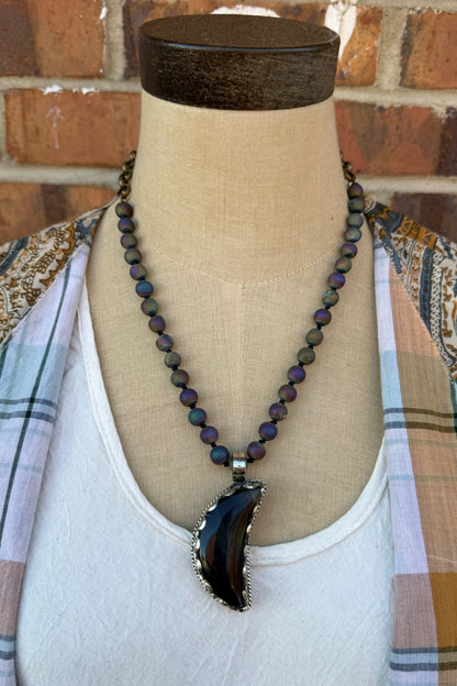 Purple Moon Necklace - ivyandlavyboutique ivyandlavyboutique