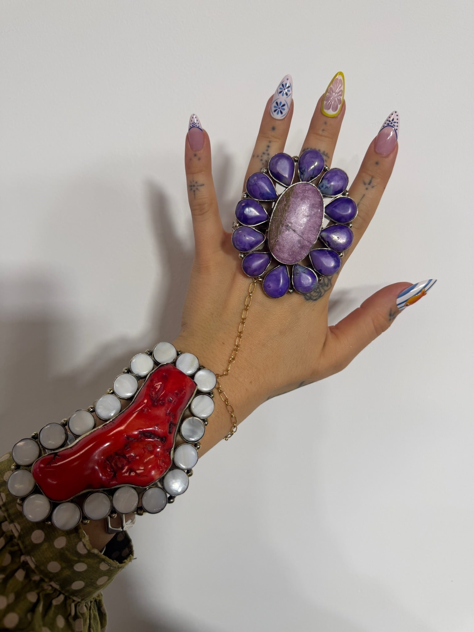 Purple Rain Biggie Ring - ivyandlavyboutique ivyandlavyboutique