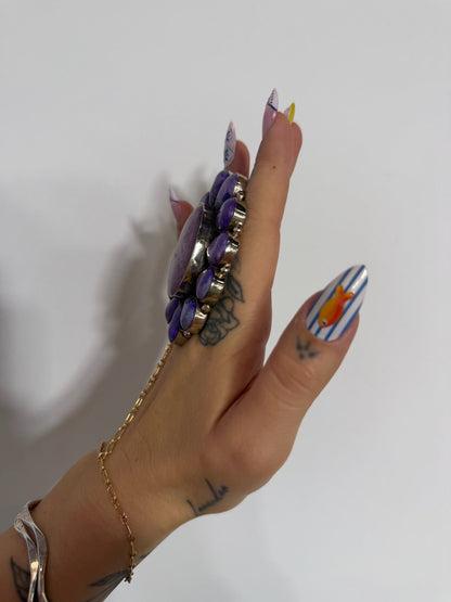 Purple Rain Biggie Ring - ivyandlavyboutique ivyandlavyboutique