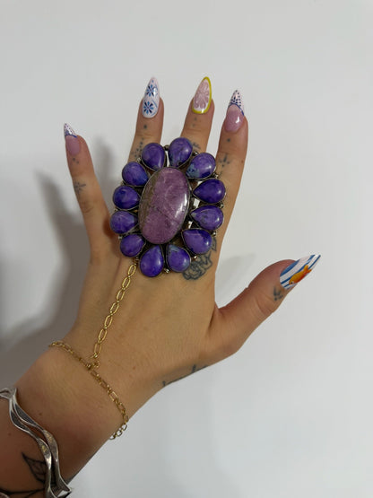 Purple Rain Biggie Ring - ivyandlavyboutique ivyandlavyboutique