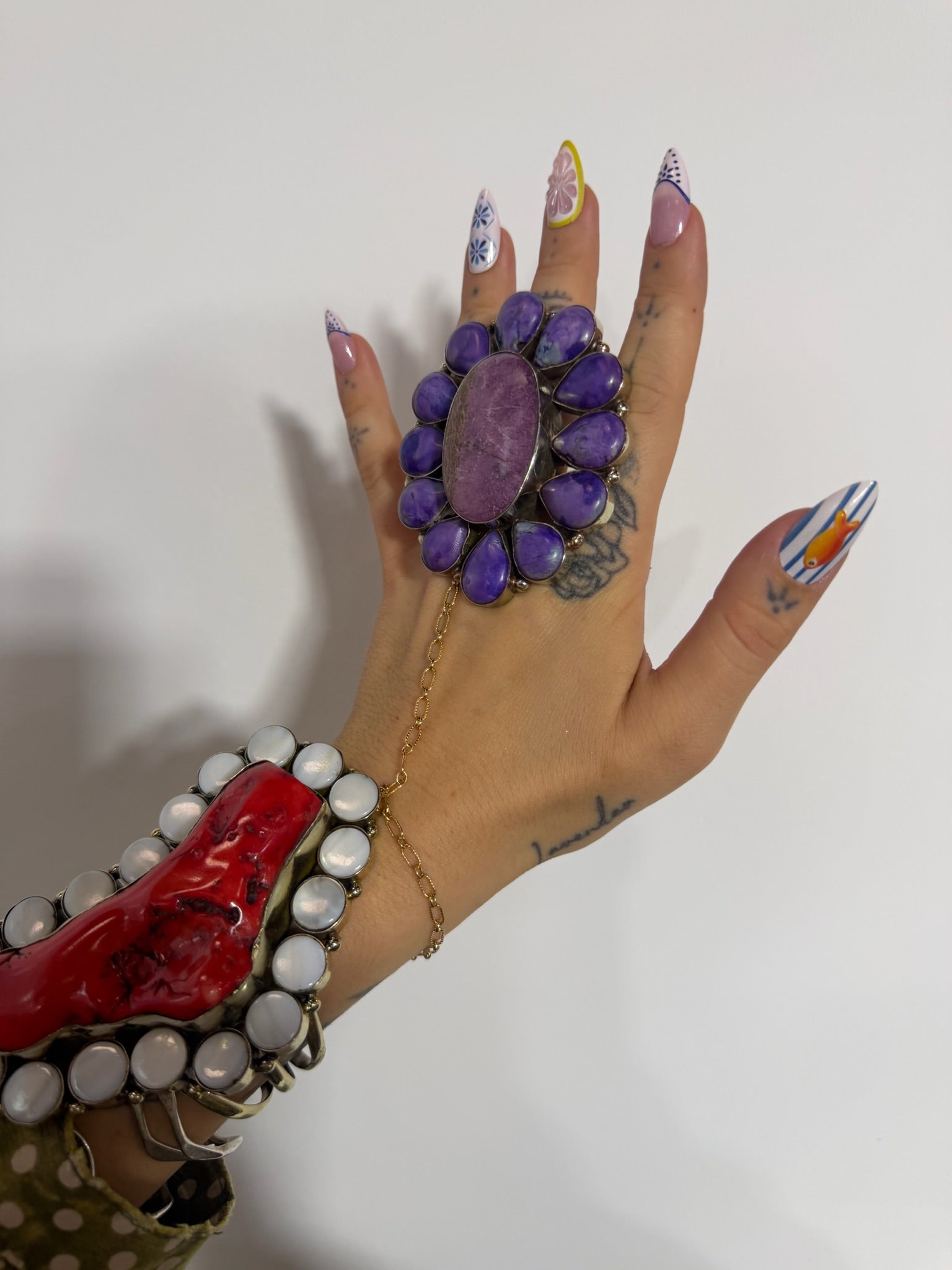 Purple Rain Biggie Ring - ivyandlavyboutique ivyandlavyboutique