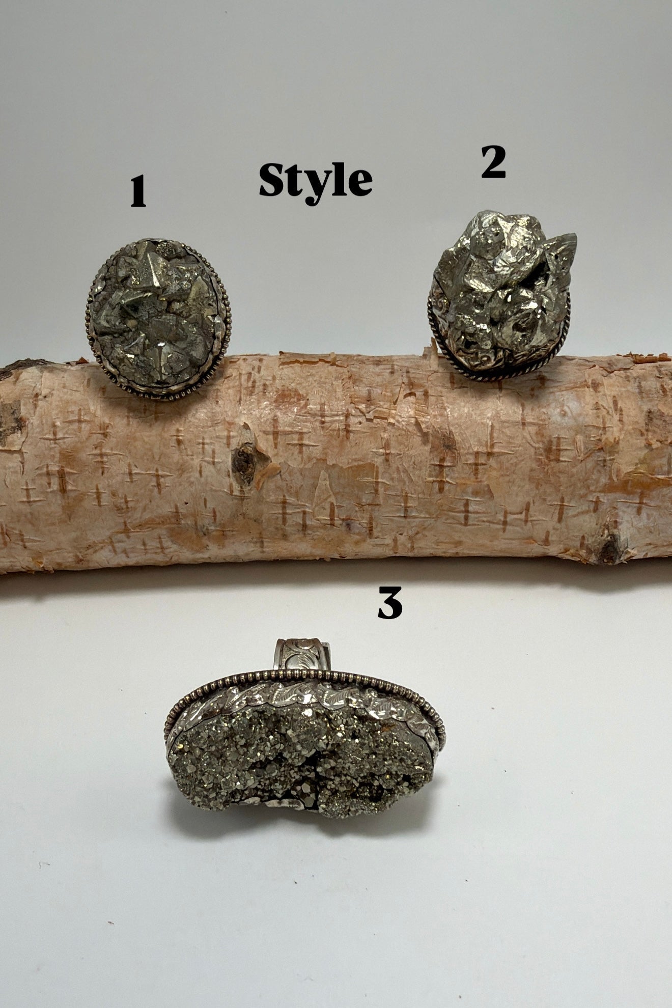 Pyrite Nugget Ring - ivyandlavyboutique ivyandlavyboutique
