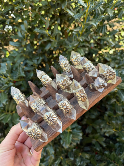 Quartz Point Ring - ivyandlavyboutique ivyandlavyboutique