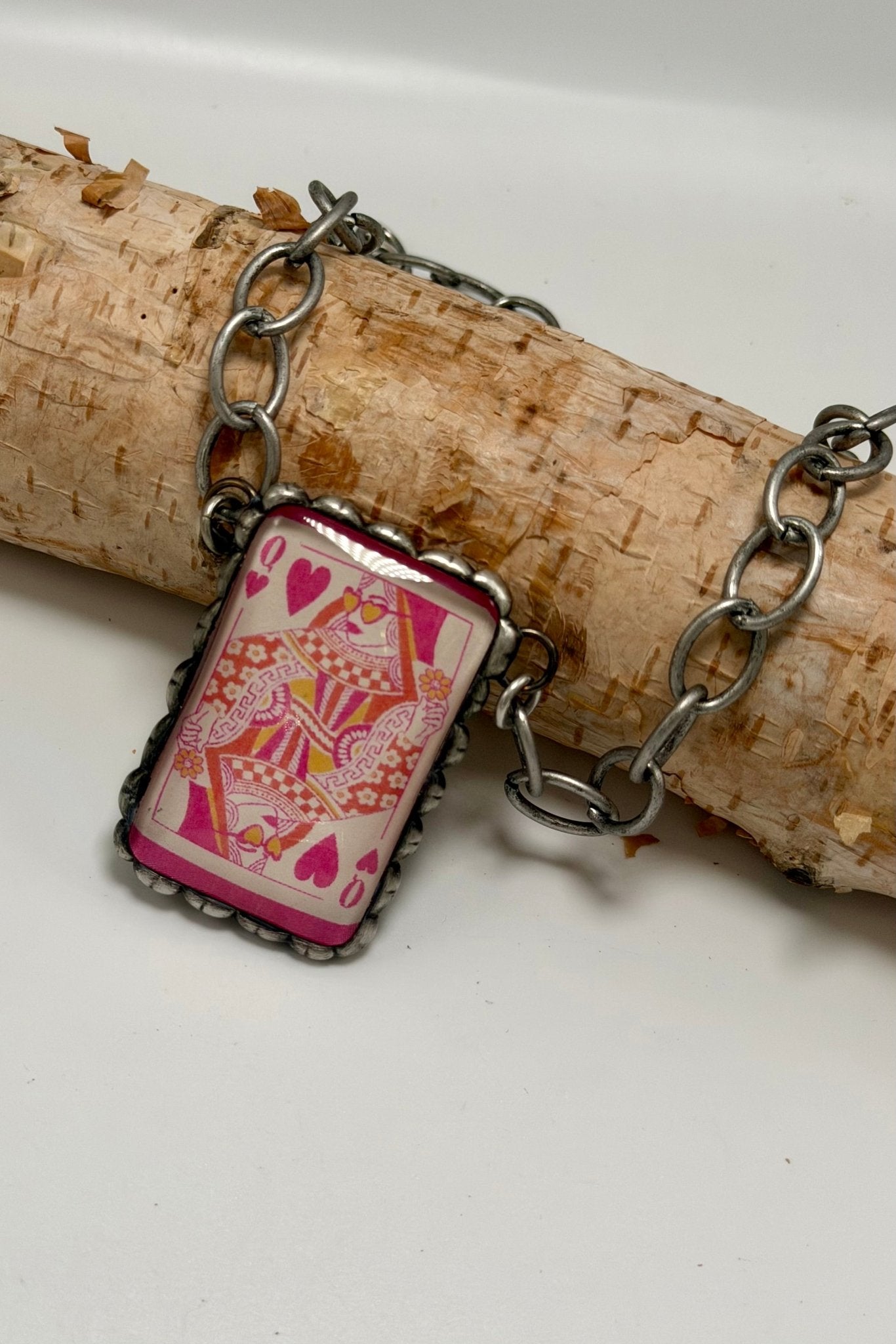 Queen of My Heart Necklace - ivyandlavyboutique Art by Amy