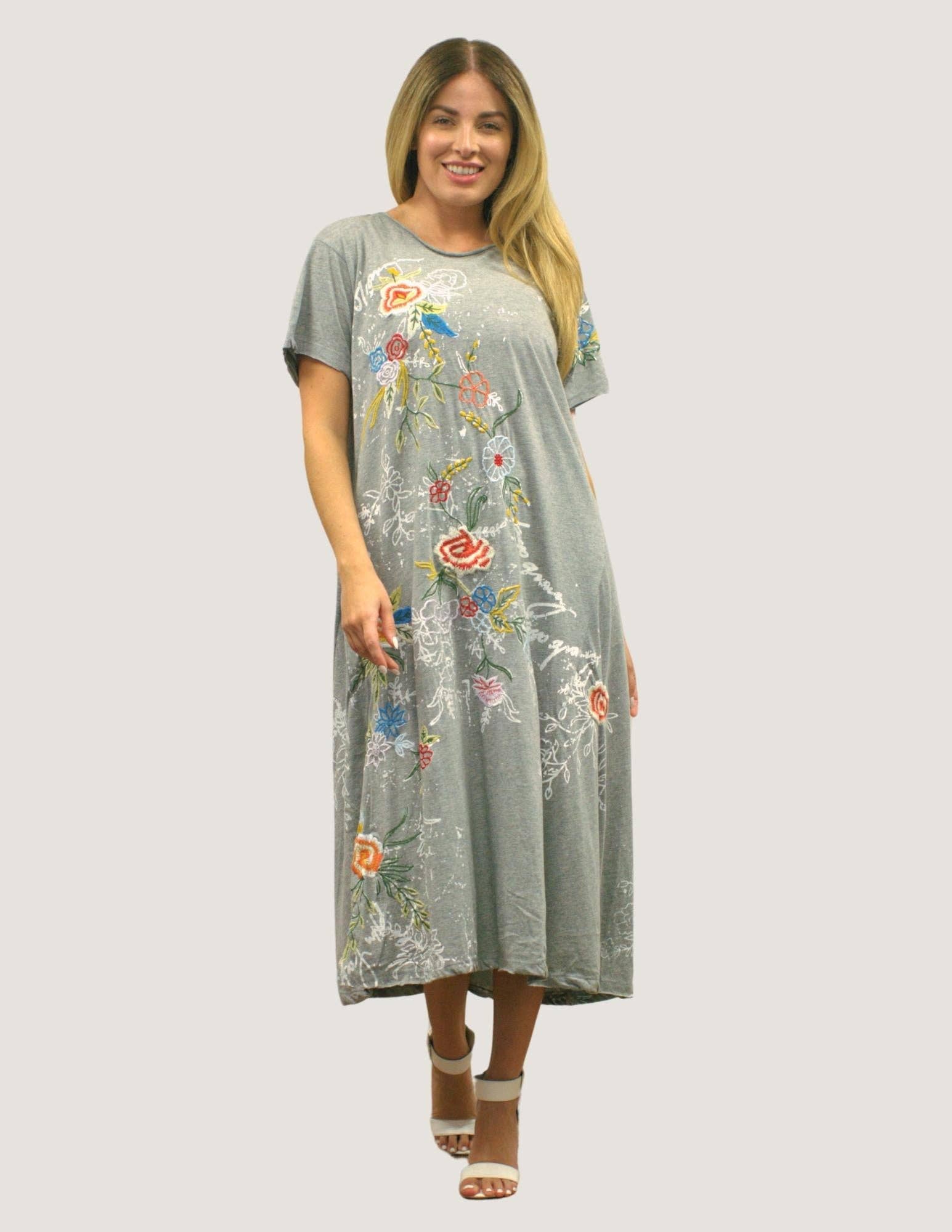 Quinn T-Shirt Dress - ivyandlavyboutique Caite & Kyla