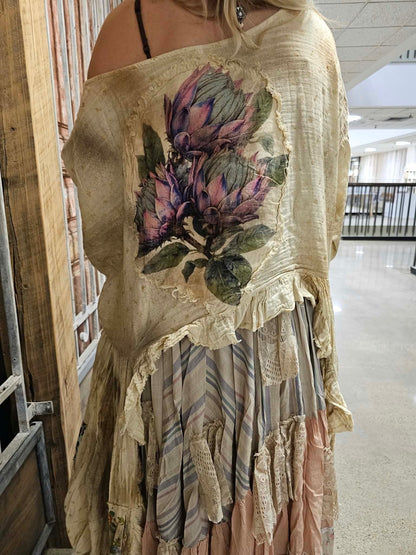 Rare Bloom Tunic - Boho Wanderlust Boutique A Rare Bird Shop